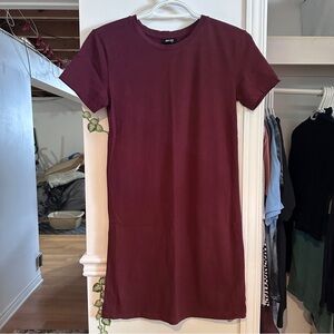 Ardene Basic Collection Maroon Dress